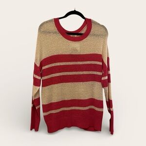 Kori Striped Dare To Dream Sweater Size Small NWT